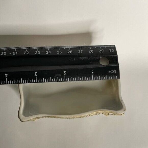 Nippon Trinket Box Piano Bench Style Rectangular 4 Legs Hand Painted 2.5" X 3.5" - Picture 4 of 13